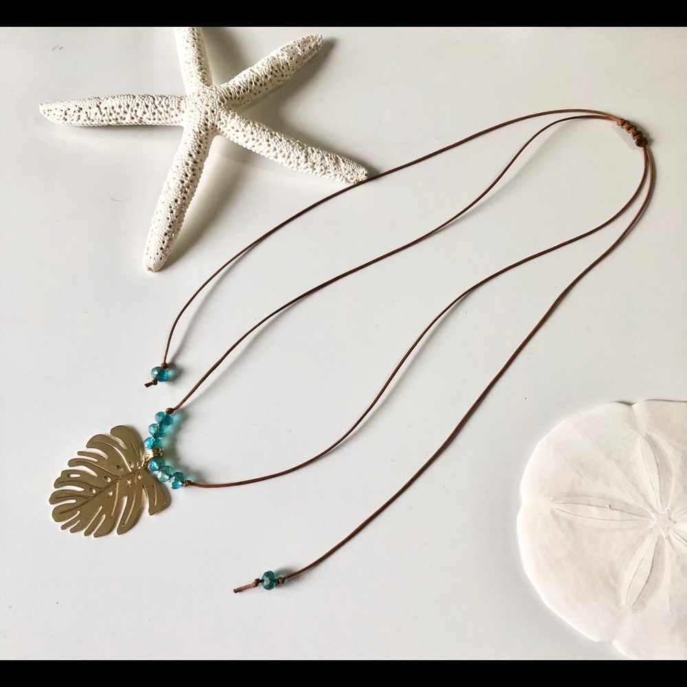 Reserved - Boho-chic adjustable necklace